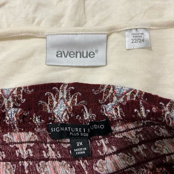 2X Plus Size Ladie's Tops Blouses Lot Of 12 Catherine’s Calvin Klein - Picture 10 of 11